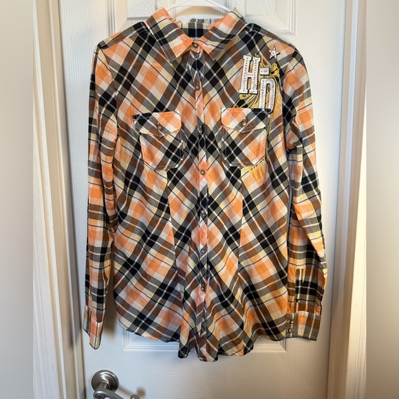 Harley Davidson ladies shirt button down, Cool Girl, Biker Chick, lightweight - Picture 2 of 9